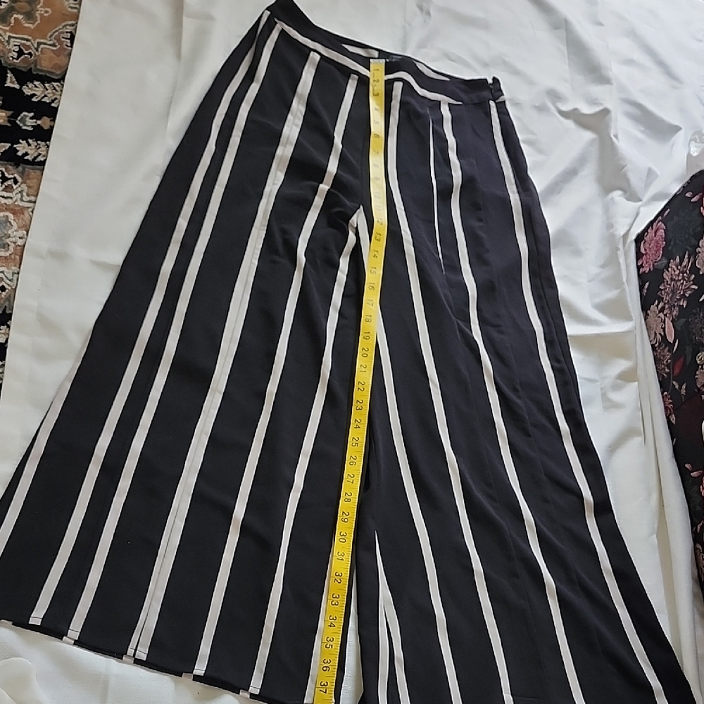 Who What Wear Monochrome Striped Trousers